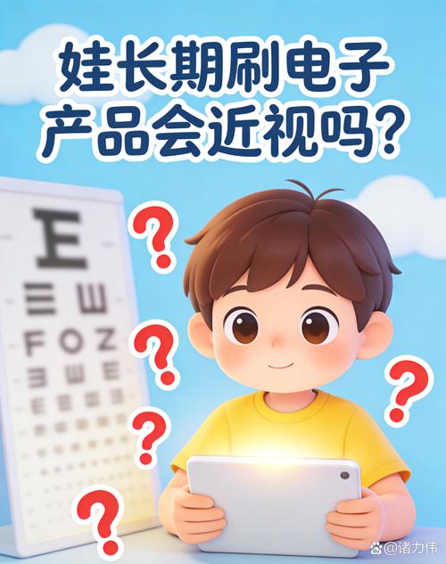 娃长期刷电子产品会近视吗? 儿童长期看电子产品会显著增加近视风险